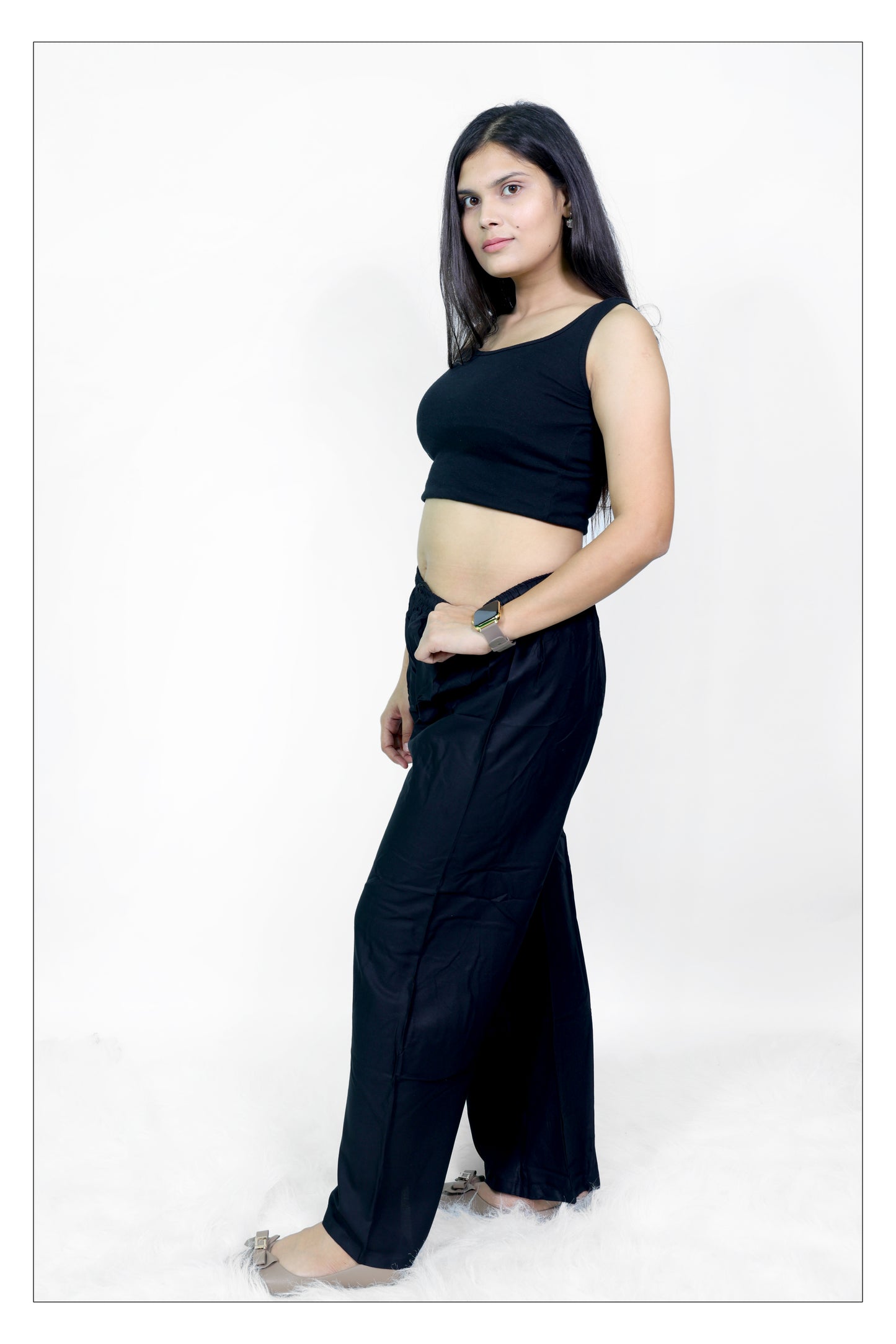 Classic Black Palazzo Pants